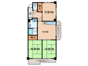 メゾン・ド・徳川苑の物件間取画像